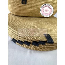 Double Knot Design 7 Prç Amerikan Servis Seti Supla Hediyelik Hasır Jüt Tress Yemek Masası Davet