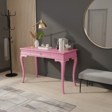 Wooding Mobilya 80 cm Masif Rustik Pembe Dresuar