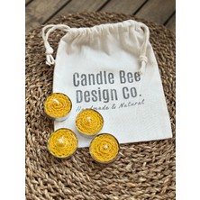 Candle Bee Design 4’lü Tealight Balmumu