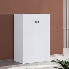 White 2 Kapaklı Dolap