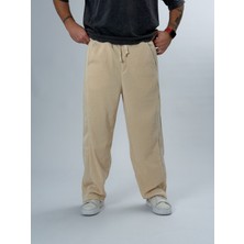 Cocopelli Oversize Bej Erkek Baggy Pantolon COC2546