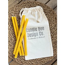 Candle Bee Design Balmumu Dilek Mumu 5'li