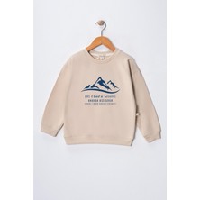 Dekim Moda Kız Çocuk " Uhud"  Baskılı Pamuklu Sweat
