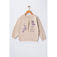 Dekim Moda Kız Çocuk " Elif Nesli Geliyor"  Baskılı Pamuklu Sweat