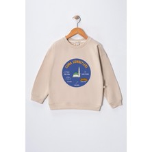 Dekim Moda Kız Çocuk " Cuma Sünnetleri"  Baskılı Pamuklu Sweat