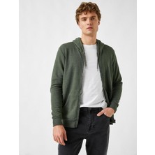 Little Big Ltb VINEE Fermuarlı Hırka Sweatshirt Kapüşonlu