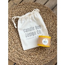Candle Bee Design Kısa Boy Sarım Doğal Balmumu