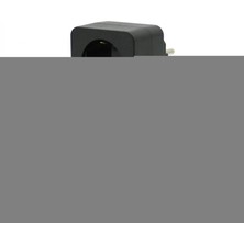 Marsilyan Termal Akım Korumalı  1xpriz 2x USB 2x Type-C Duvar Tipi Priz Siyah 10A - 2500W (K95)