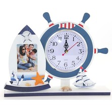 Stumbanng Ahşap Marin Dümenli Çerceveli Saat