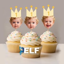 Elf Reklam Kişiye Özel Doğum Günü Süsü Pasta Süsü