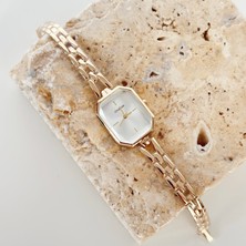 Vesce Atelier Angulaire Gold Saat Beyaz