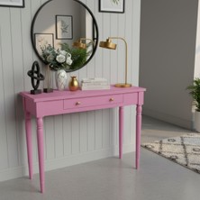 Wooding Mobilya 110 cm Masif Tornalı Pembe Dresuar