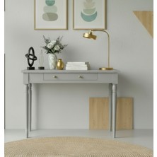 Wooding Mobilya 90 cm Masif Tornalı Açık Gri Dresuar