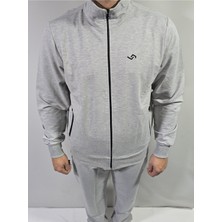 Jump Erkek Rahat Kalıp Dik Yaka Pamuklu 2 Iplik Eşofman Takımı