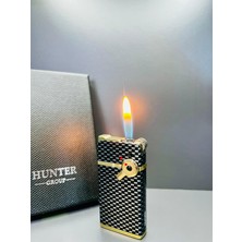 Doğan Hediyelik Çift Fonksiyon Ateşleme Gazlı Çelik Gövde Çakmak