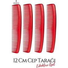 Hsnet 12 cm Erkek Cep Tarağı 4 Adet - F770K876-U56770