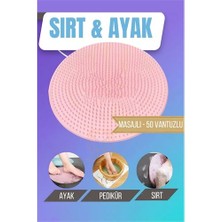 Hsnet Sırt Kesesi Vantuzlu Ayak Kesesi Masajlı - F285K902-U98285