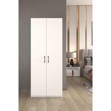 Exent Oskar 2 Kapaklı Elbise Dolabı-2 Kapılı Gardırop