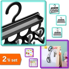 Hereveoyuncak Kravat Şal Takı Askısı + Kablo Düzenleyici Tutucu 10 Adet Renkli Ok Işareti - 2li Set R0D4C3