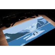 Ninastore Arctic Penguin Mouse Pad - Sevimli Mouse Pad, Mouse Pad Hediyesi, En Iyi Mouse Pad, Penguen Mouse Pad'leri, Estetik Mouse Pad
