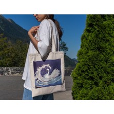 Ninastore Büyülü Deniz Kuğusu Tote Çanta - En Iyi Tote Çantalar, Şirin Tote Çanta Koleksiyonu, Estetik Kitap Çantaları, Eğlenceli Kitap Çantası