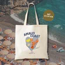 Ninastore La Dolce Vita Tote Çanta: Italya'dan Esinlenilmiş Tasarım (Kanvas, 2 Boyut)
