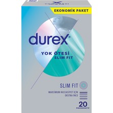 Durex Yok Ötesi Slim Fit 20'li 4 Adet