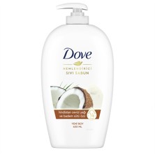Dove Nemlendirici Sıvı Sabun Hindistan Cevizi Yağı ve Badem Sütü Özü 450 ml