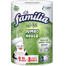 Familia Plus 1=3 Jumbo Dev Havlu 3 Adet