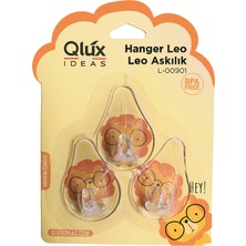 Mons 6 Adet Askılık Qlux Yapışkanlı Askı Leo Askı Aslan Figürlü Askı L-00903 Bpa Içermez