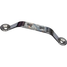 Marsilyan Dekoratif Zamak Kulp Dıştan - 64MM, Nikel, 1 Adet