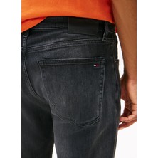 Tommy Jeans Normal Bel Siyah Erkek Denim Pantolon DM0DM224551BZ Austın Slım Tprd DI12