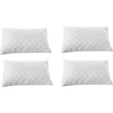 Femina Trendy 4 lü Kapitoneli Yastık Koruyucu 100 Pamuk 50X70