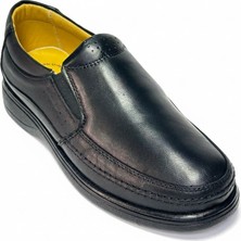 Kardeşler SHOE Erkek Hakiki Deri Ortapedik Ultra Rahat Kauçuk Taban Kaydırma Yapmaz Günlük Baba Ayakkabı