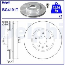 Delphi Fren Diski Ön Astra J Cruz 15 Boyalı