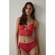 Penti Kırmızı Charm Bralet Destekli / Push Up Özellikli Kadın İç Giyim XL Beden