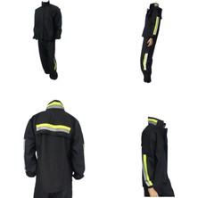 Sevgent Motosiklet Yağmurluk Alt-Üst Siyah 3Xl Beden