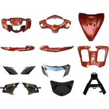 Sevgent Tvs Jupiter 125 Kaporta Seti (Plastik) 13 Parça Turuncu