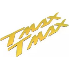 Sevgent Yamaha Tmax Uyumlu Sele Altı Metalik Yazı Seti Gold