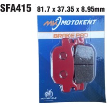 Sevgent Mondial Buccaneer 250İ - Nevada Arka Fren Disk Balatası Sfa415 A Kalite