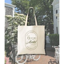 Ninastore Piyasadan Yeni Çıkan Tote - Bekarlığa Veda Partisi Hediyesi, Yeniden Kullanılabilir Pamuklu Çanta