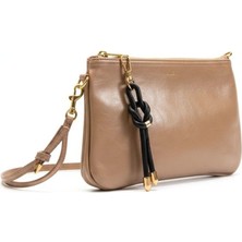 Trend Aksesuar Deri Metal Detaylı Anahtarlık ve Çanta Charmı