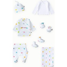 Boumini 7'li Bebek Hastane Çıkış Seti Hello World Pembe