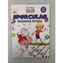 Sporcular, Dinazorlar, Meyve ve Sebzeler Boyama Kitabı (3lü Set)