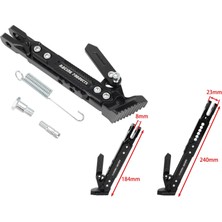 Sevgent Üniversal Yan Sehpa Set Ayarlı Alüminyum Siyah