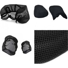 Sevgent Yamaha R25 2014 - 2025 Uyumlu 3D Fileli Hava Destekli Konfor Koltuk Kılıfı İkili Parça