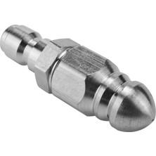 Qcuiil Basınçlı Yıkayıcı Için 1/4 Inç Hızlı Bağlantılı Kanalizasyon Jetter Nozulu - Tıkanıklık Giderici, 1 Ön ve 6 Arka Jet (Yurt Dışından)