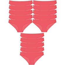 Venüs Shopping 15 Adet Süper Eko Set Likralı Kadın Slip Külot Fuşya