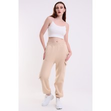 Win Moda Modern Jogger Kadın Eşofman Altı Paça ve Yan Kargo Cepli