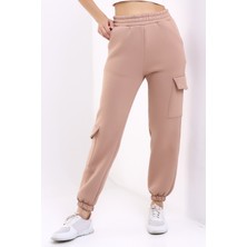 Win Moda Modern Jogger Kadın Eşofman Altı Paça ve Yan Kargo Cepli